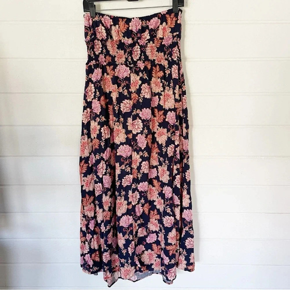 Old Navy Fit & Flare Sleeveless Halter Floral-Print Maxi Dress Size Large - Picture 14 of 14